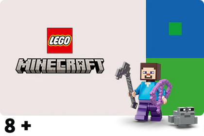 LEGO Minecraft 8+ nupu ikoon