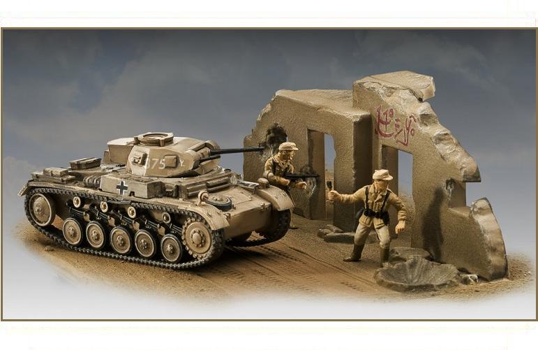 Revell liimitav mudel Panzer II Ausf. F 1:76 03229R