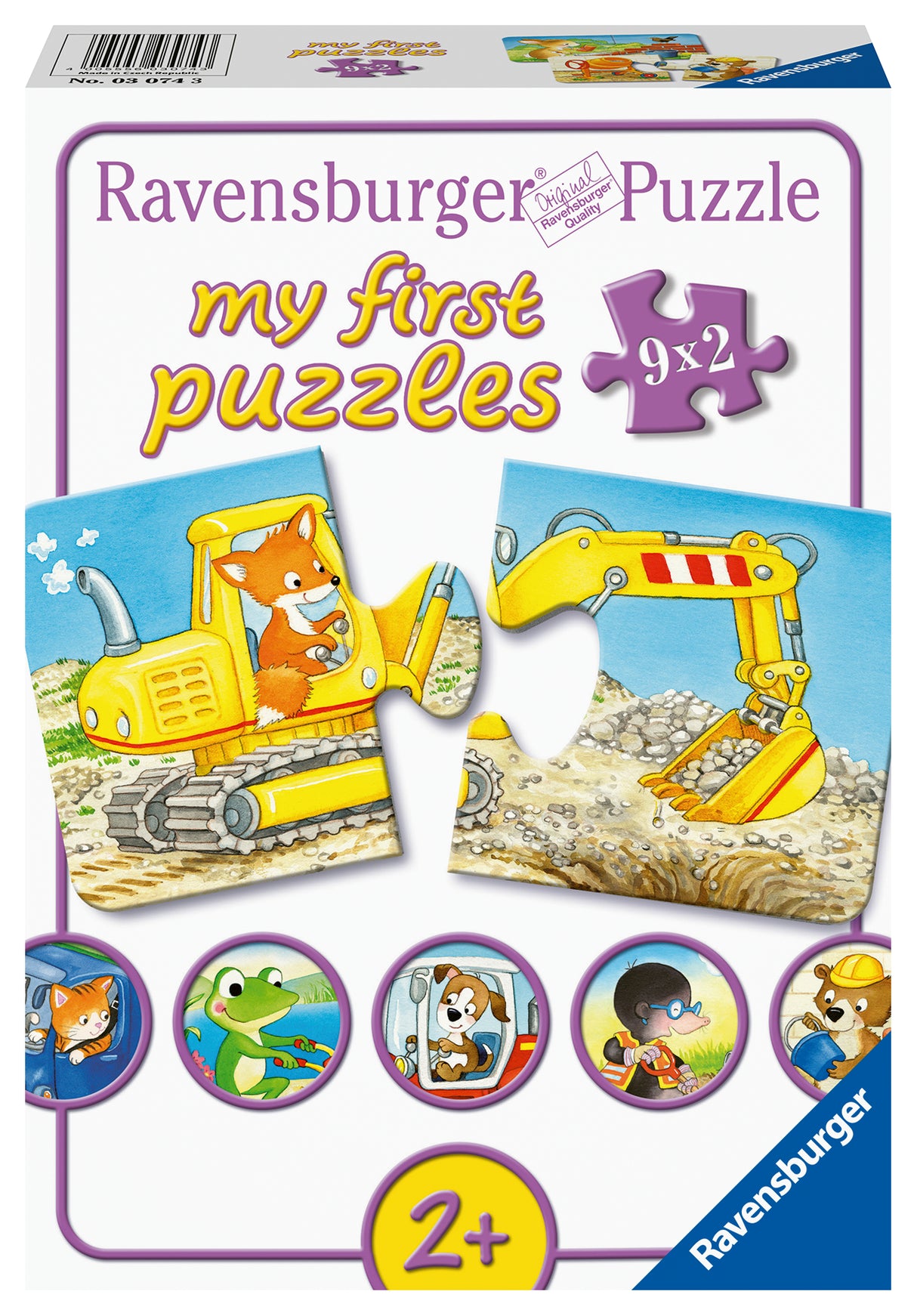 Ravensburger minu esimene pusle 9x2 tk Ehitus
030743V