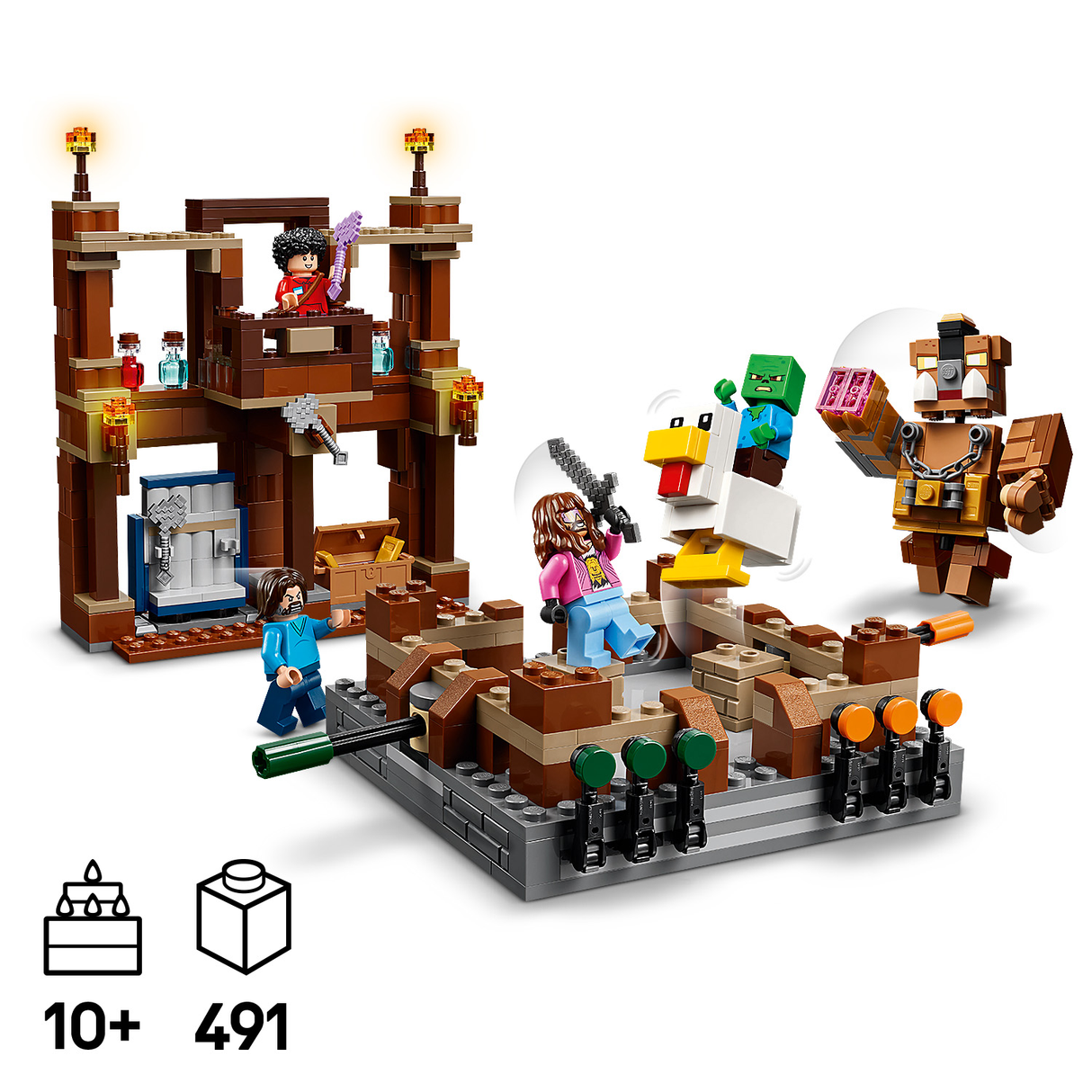 LEGO Minecraft Woodland Mansioni võitlusareen 21272L