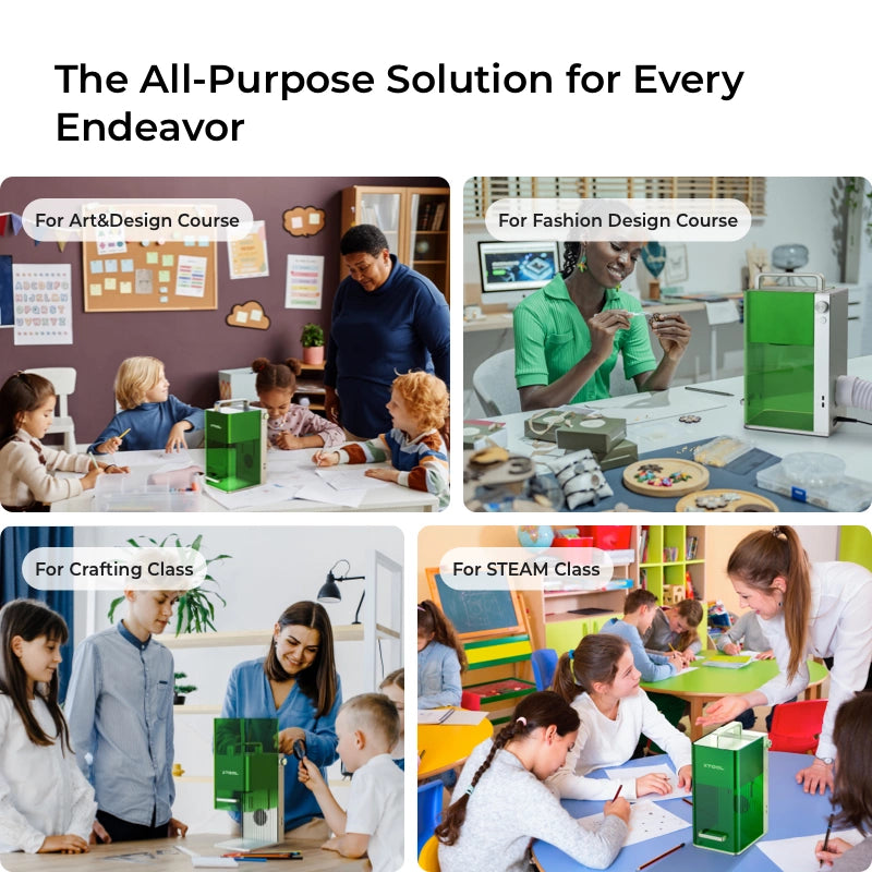 xTool F1 10W lasergraveerija hariduskomplekt P5010204-EDU