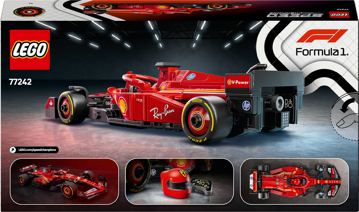 LEGO Speed Champions Ferrari SF-24 F1 võidusõiduauto 77242L