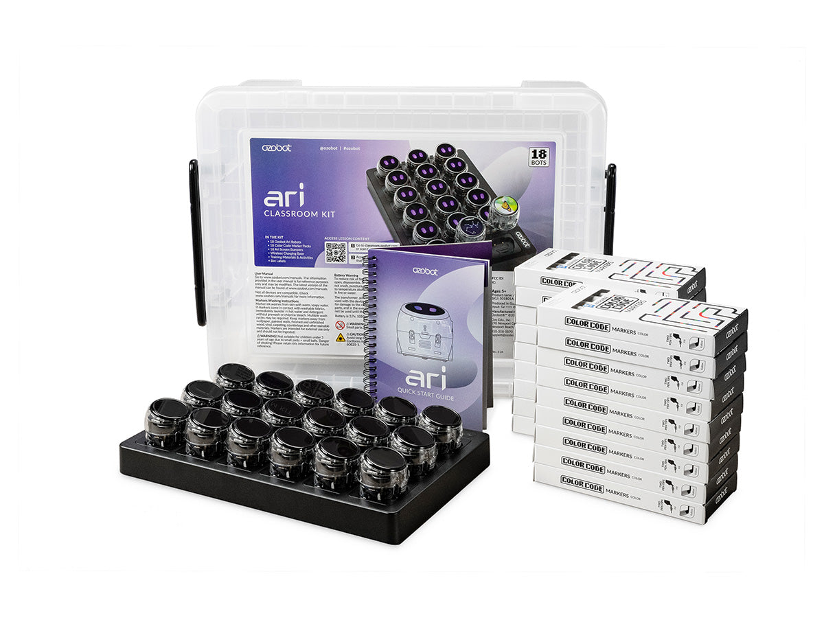 Ozobot Ari roboti klassikomplekt 18 tk OZO-51801ARI