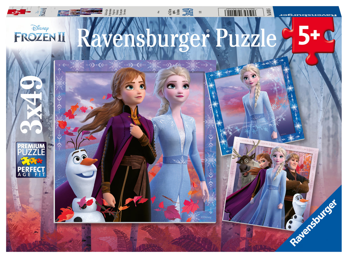 Ravensburger pusle 3x49 tk Frozen 050116V