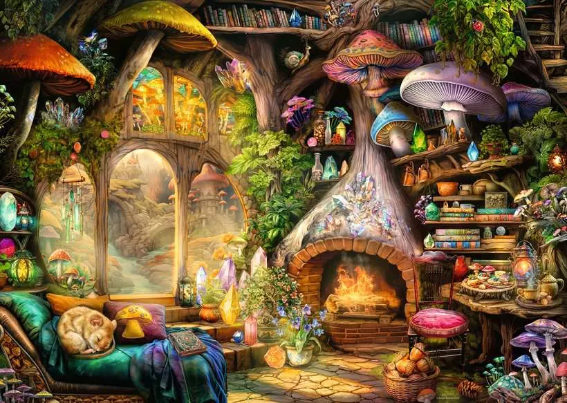 Ravensburger pusle 1000 tk: seenemajake 12001525V