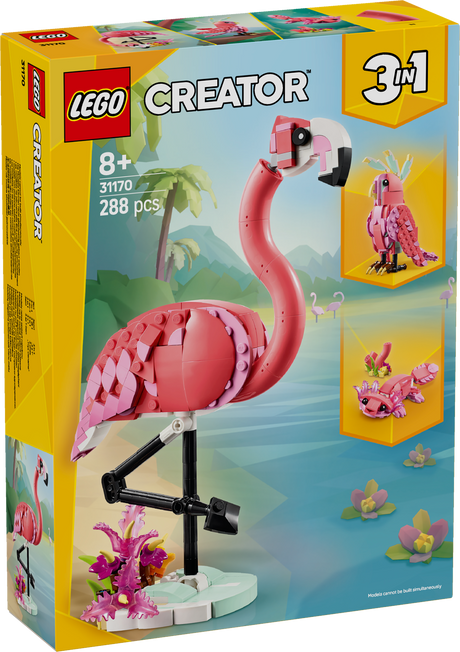 LEGO Creator metsloomad: roosa flamingo 31170L