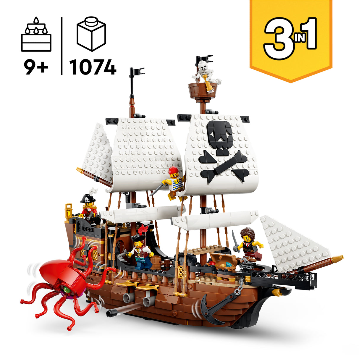 LEGO Creator Ikooniline piraadilaev 31387L