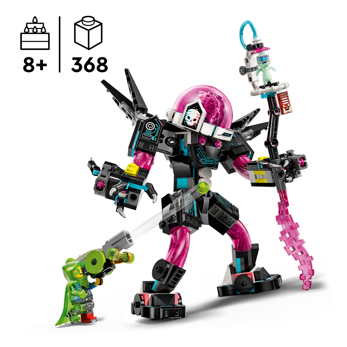 LEGO Dreamzzz Mateo vs. küberaju robot 71495L