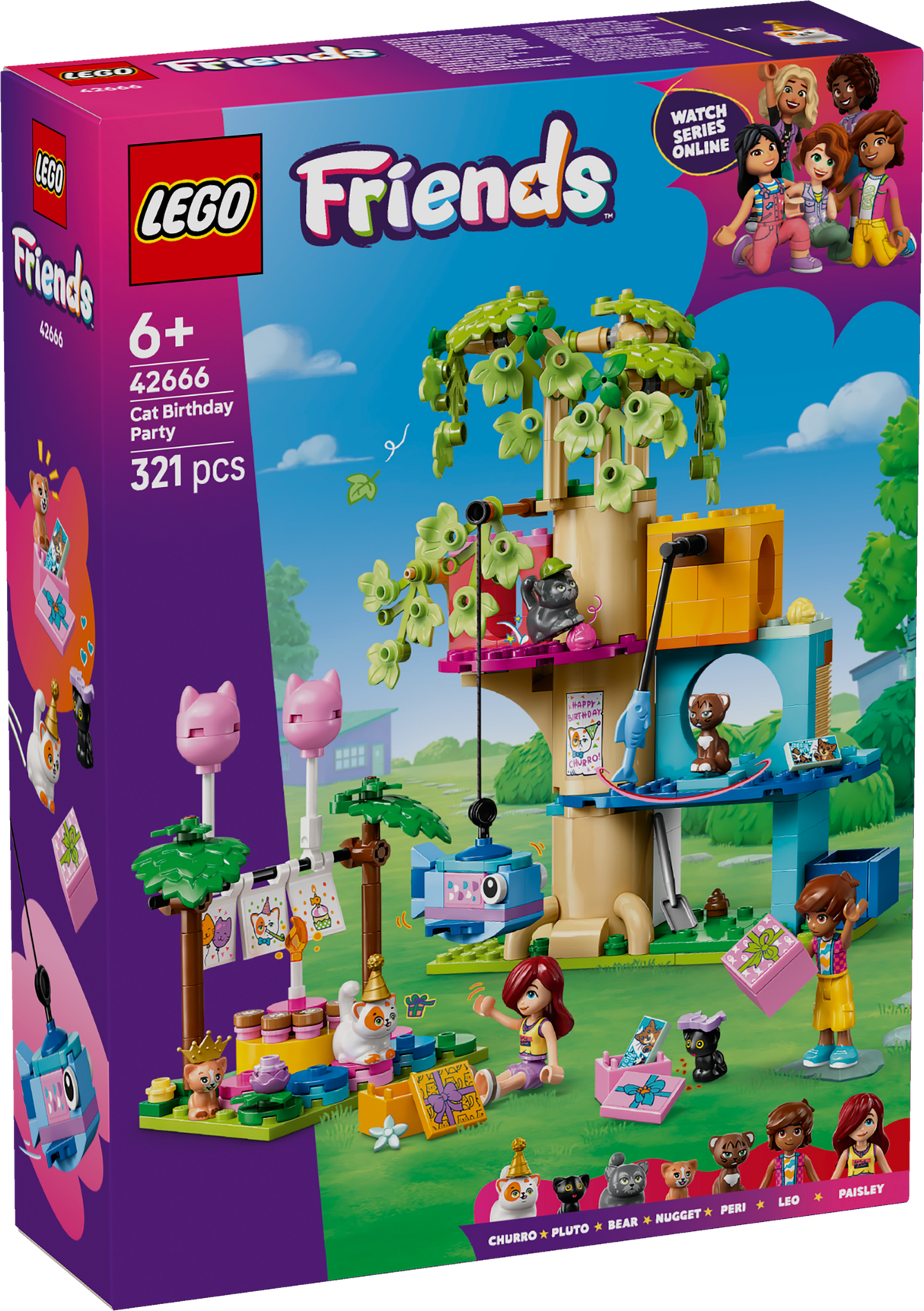 LEGO Friends Kassi sünnipäevapidu ja puuonn 42666L