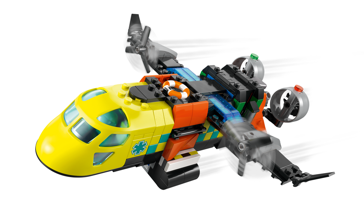 LEGO City Lennuki, hooldusauto ja hõljuki remiks 60505L