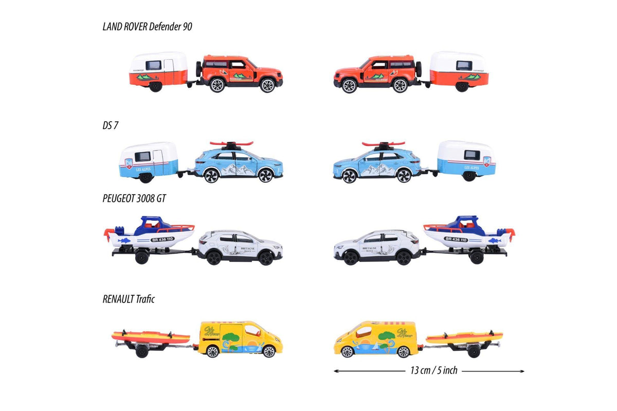 Simba Majorette autod treileriga: Prantsuse sari - 4 erinevat 212055014B
