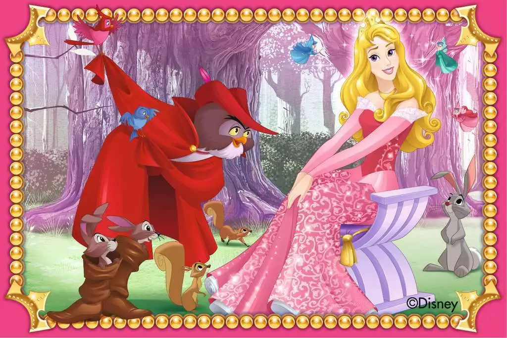 Ravensburger klotsipusle 6 tk Disney printsessid 074280V