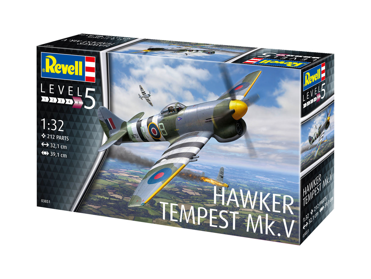 Revell liimitav mudel Hawker Tempest 1:32 03851R