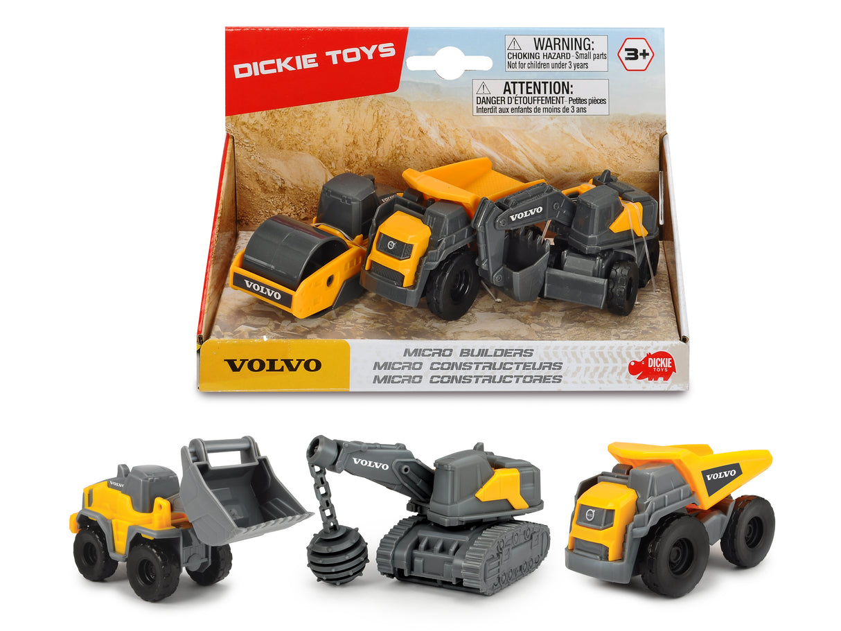 Dickie Toys Volvo mikro-ehitussõidukid 203722009B