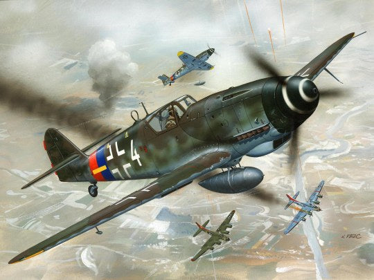 Revell liimitav mudel Messerschmitt Bf 109 G-10 1:72 04160R