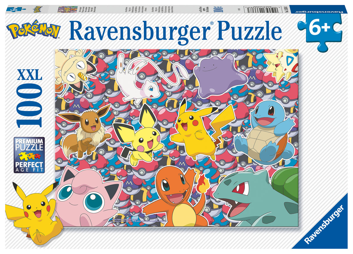 Ravensburger pusle 100 tk: Pokemon ja sõbrad
133383V