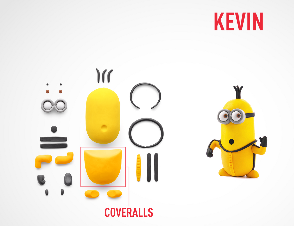 HEY CLAY voolimismass Minion Kevin 50179E
