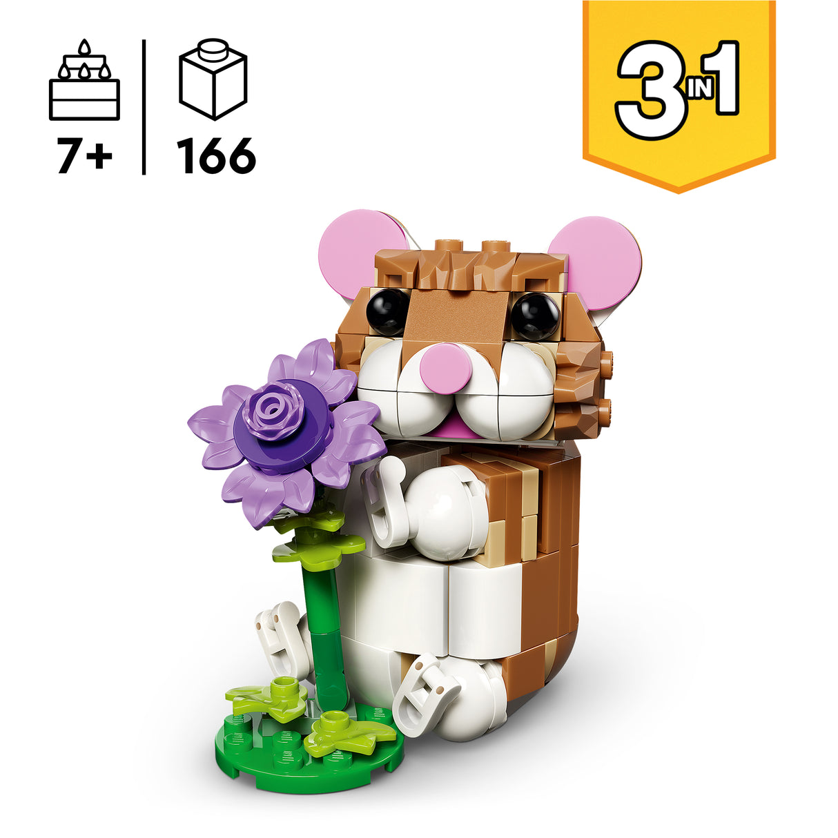 LEGO Creator Armas hamster lillega 31376L