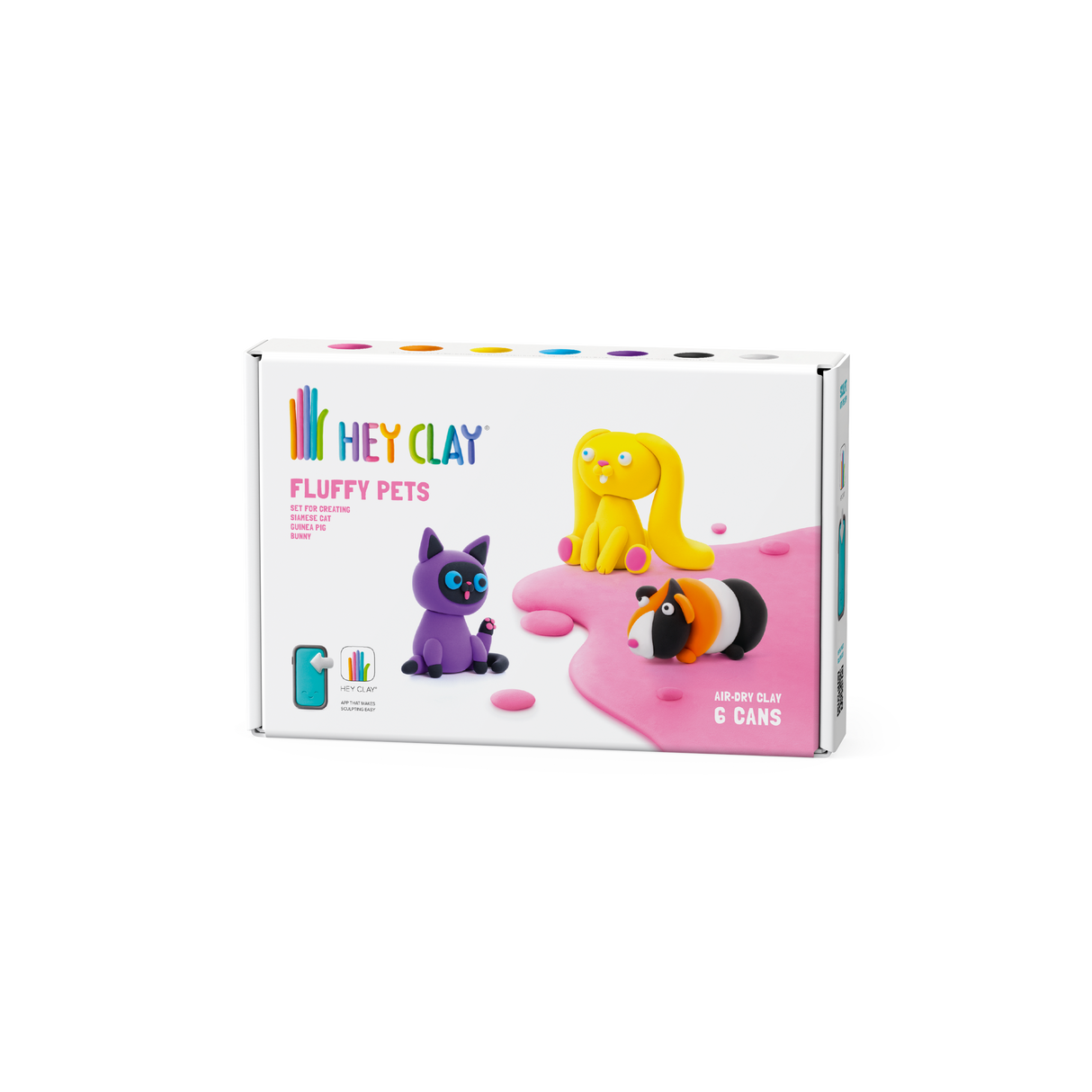 HEY CLAY voolimismass 6 tk: karvaste loomade valik 60046E