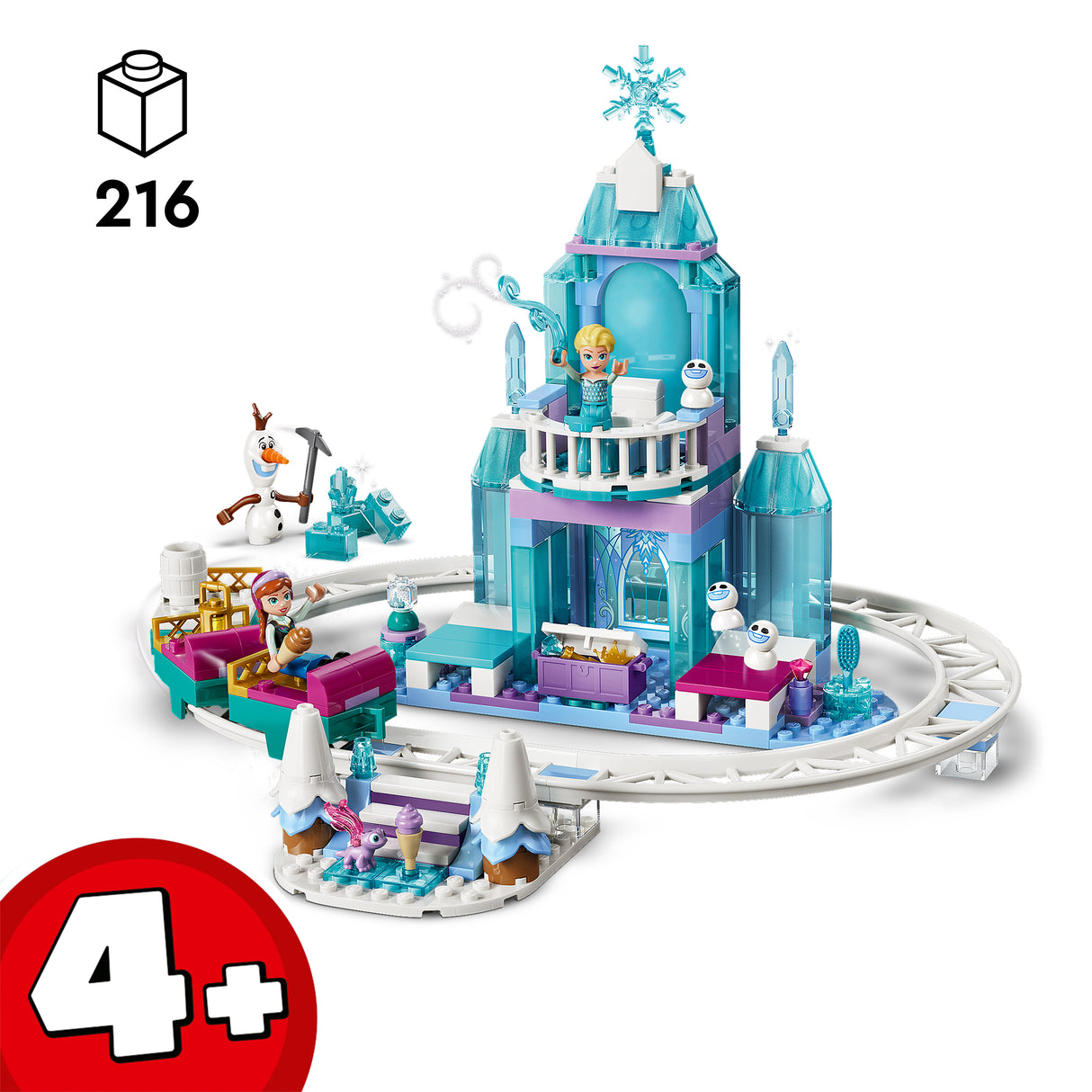 LEGO Disney Elsa jäälossi ja lumesõidu seiklus 43281L