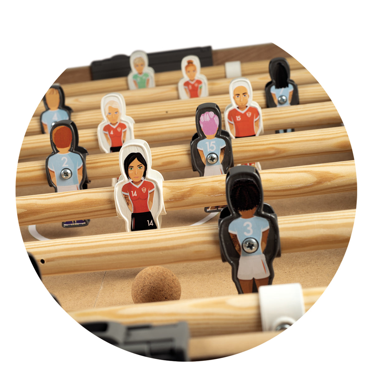 Smoby puidust lauajalgpalli komplekt
620700S