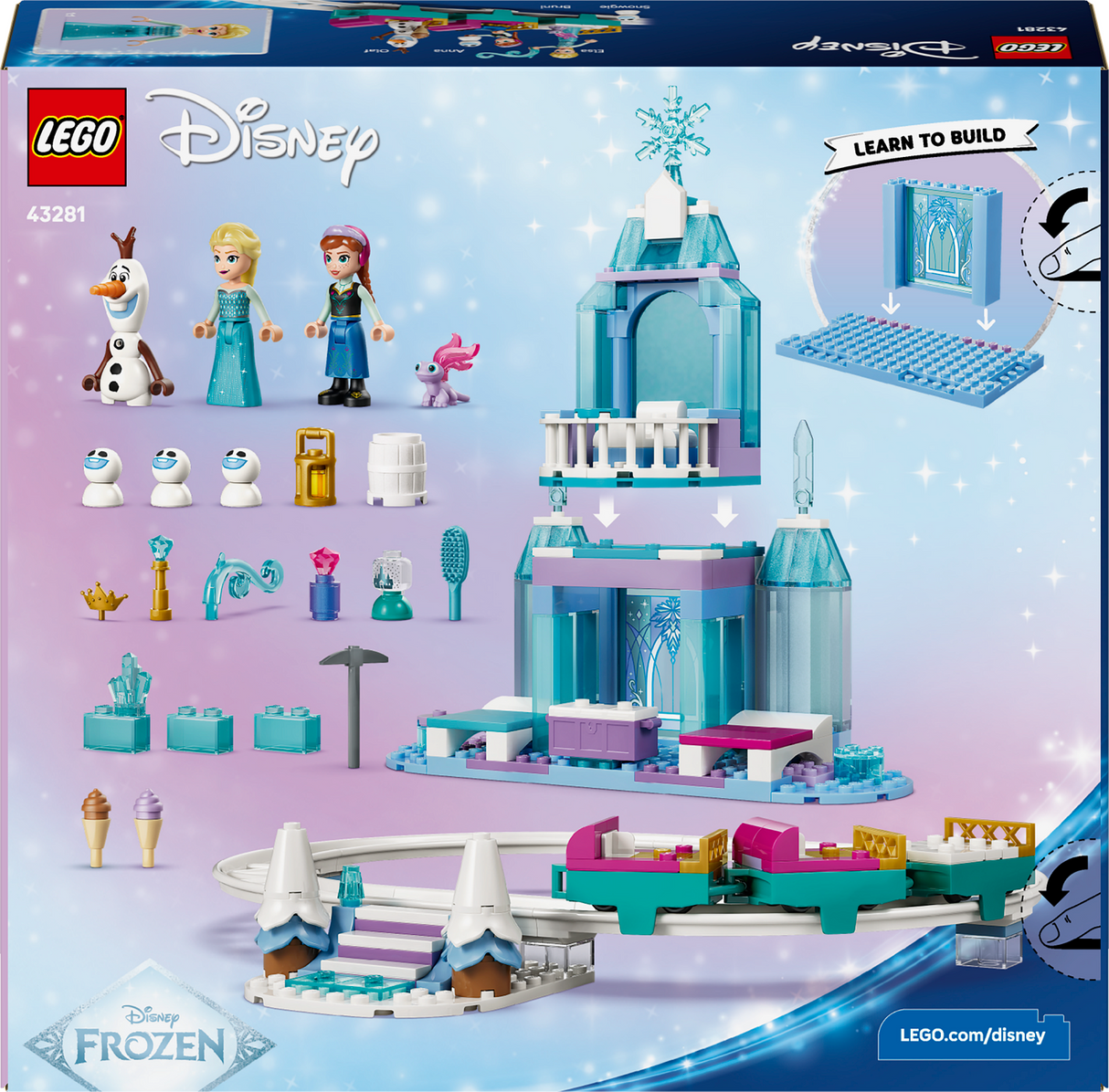 LEGO Disney Elsa jäälossi ja lumesõidu seiklus 43281L