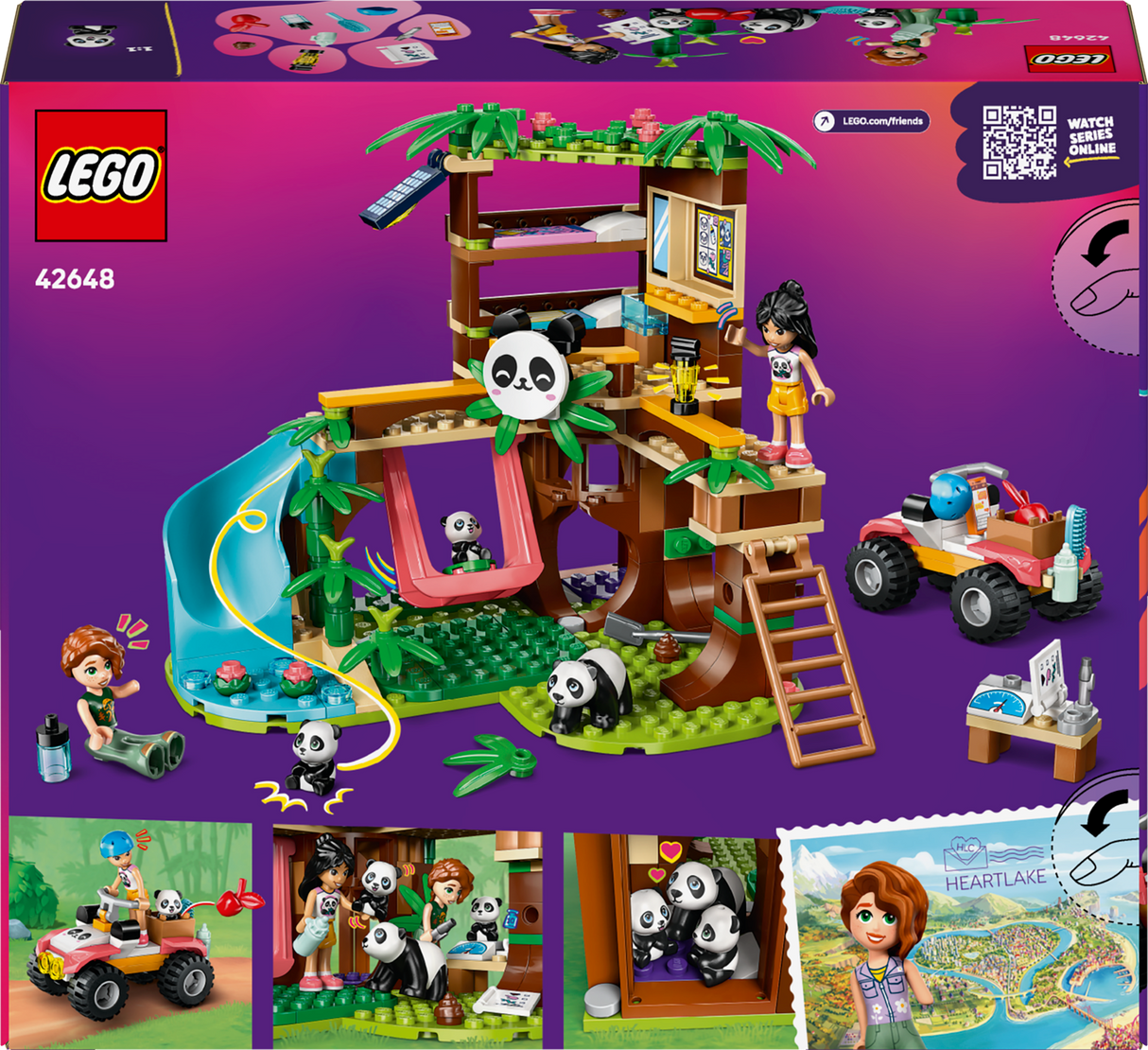 LEGO Friends Panda varjupaik ja loomade eest hoolitsemine 42648L