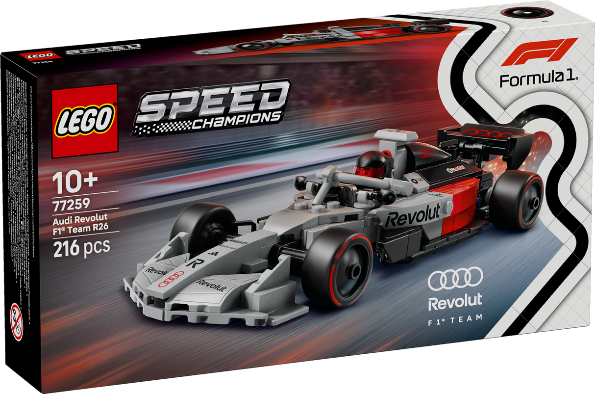 LEGO Speed Champions Audi Revolut F1 Team R26 võidusõiduauto 77259L