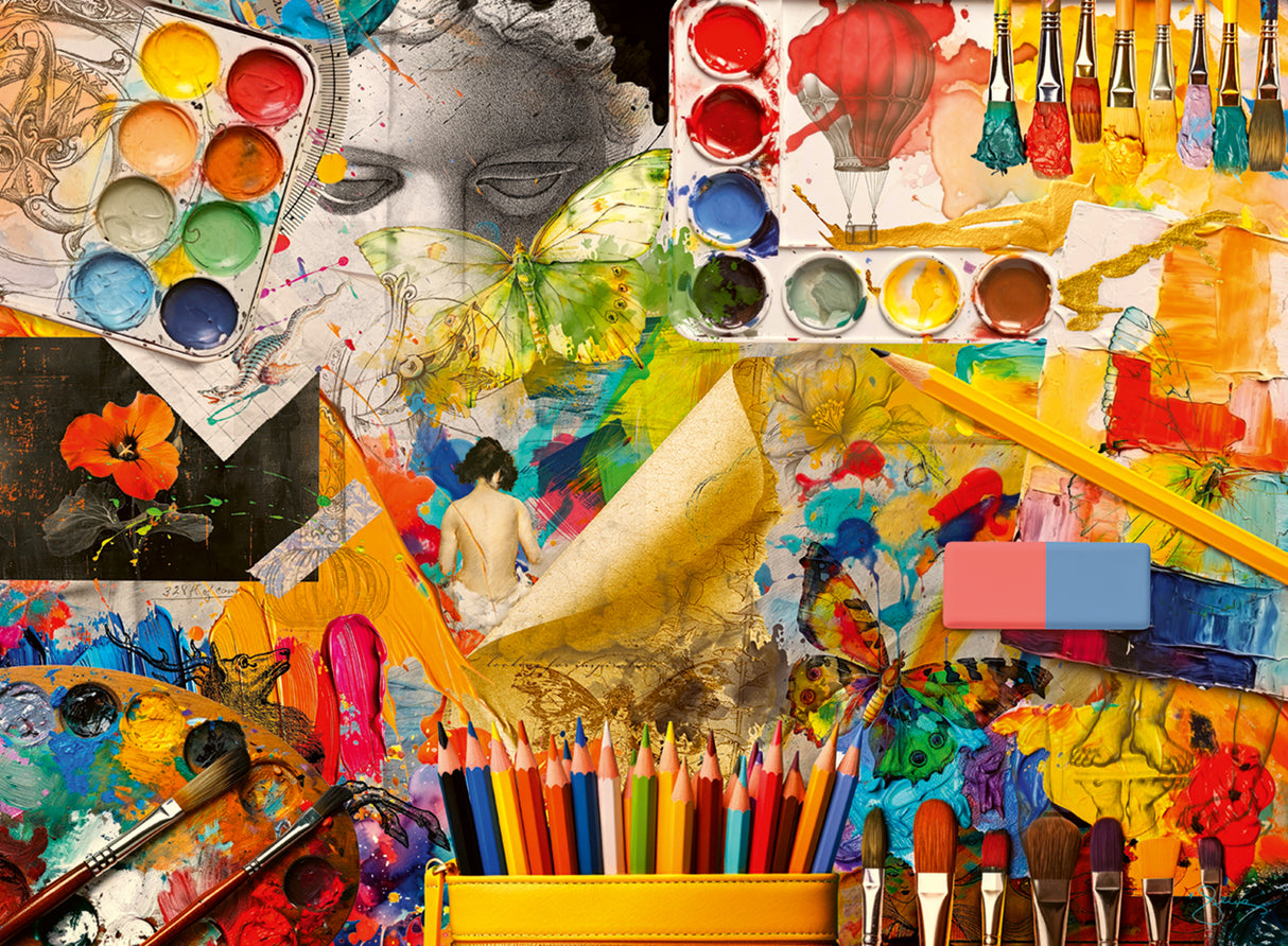 Ravensburger pusle 500 tk: kunstistuudio 12001845V