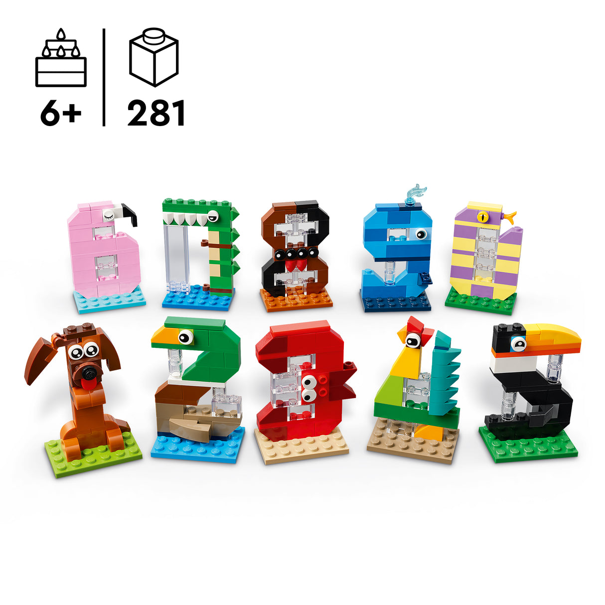 LEGO Iconic Sünnipäevanumbrid 40807L