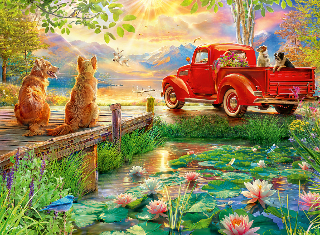 Ravensburger pusle 500 tk: suvine idüll 12001847V