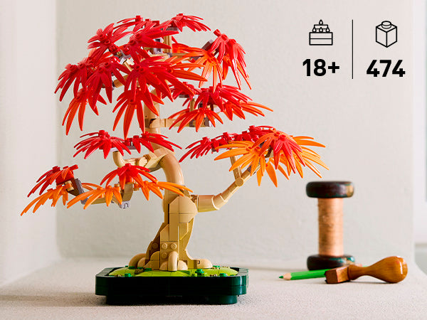 LEGO Botanicals Jaapani punase vahtra bonsaipuu
10348L