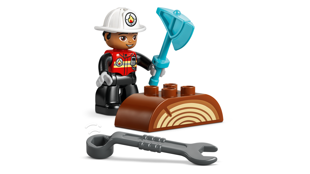 LEGO DUPLO Tuletõrjeauto vooliku ja tuletõrjujaga 10473L