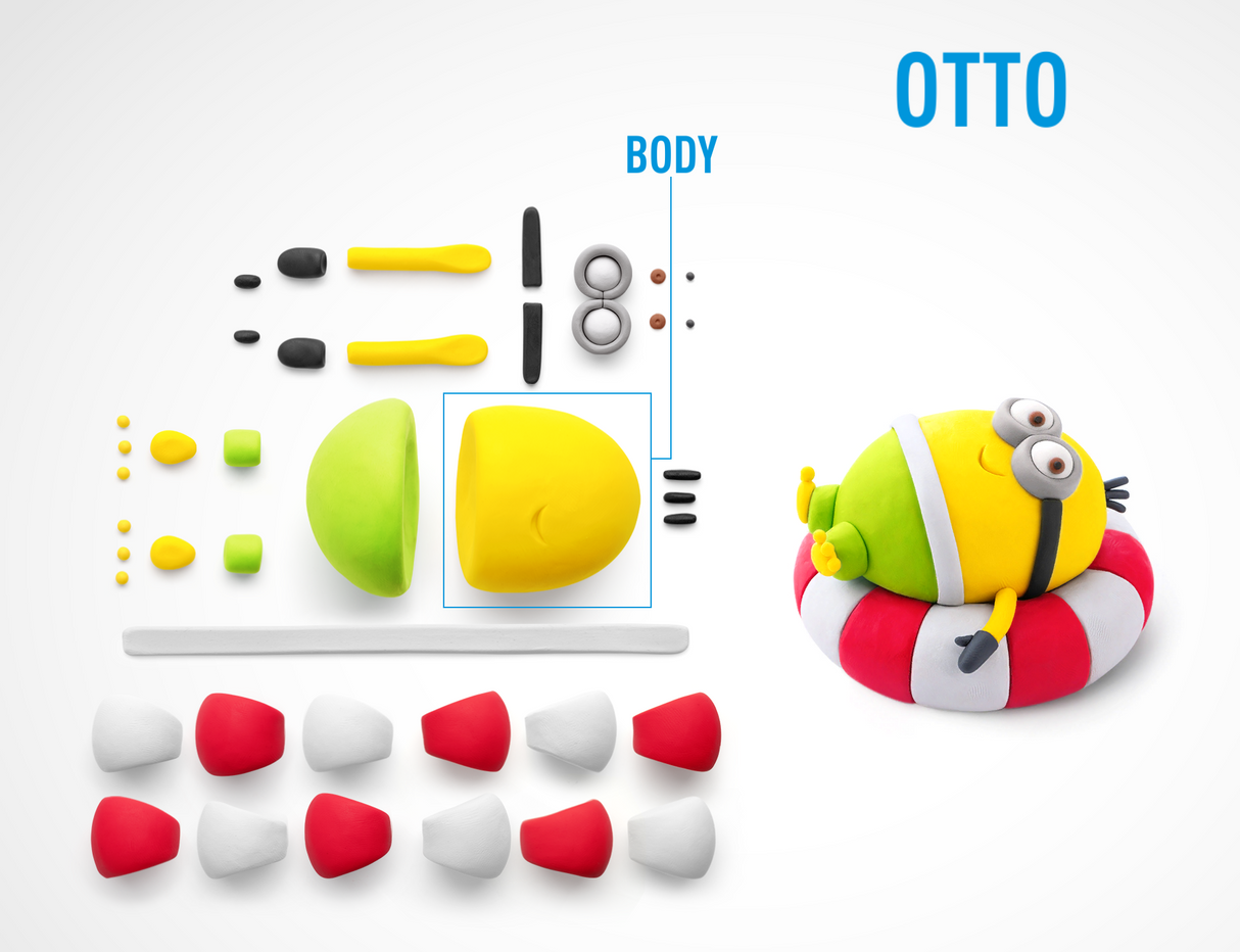 HEY CLAY voolimismass Minion Otto 50178E