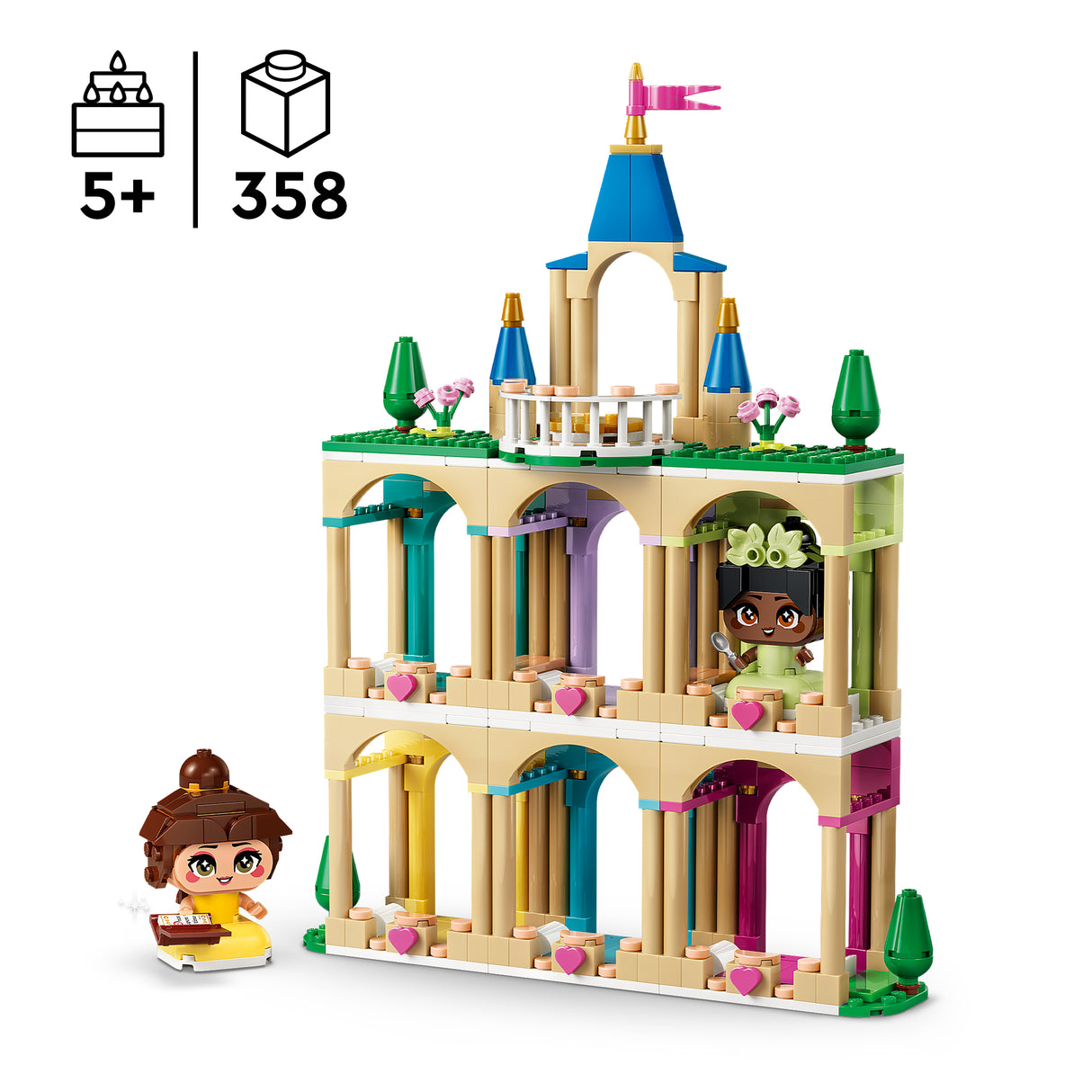 LEGO Disney Mini Belle ja Tiana lossiga 43291L