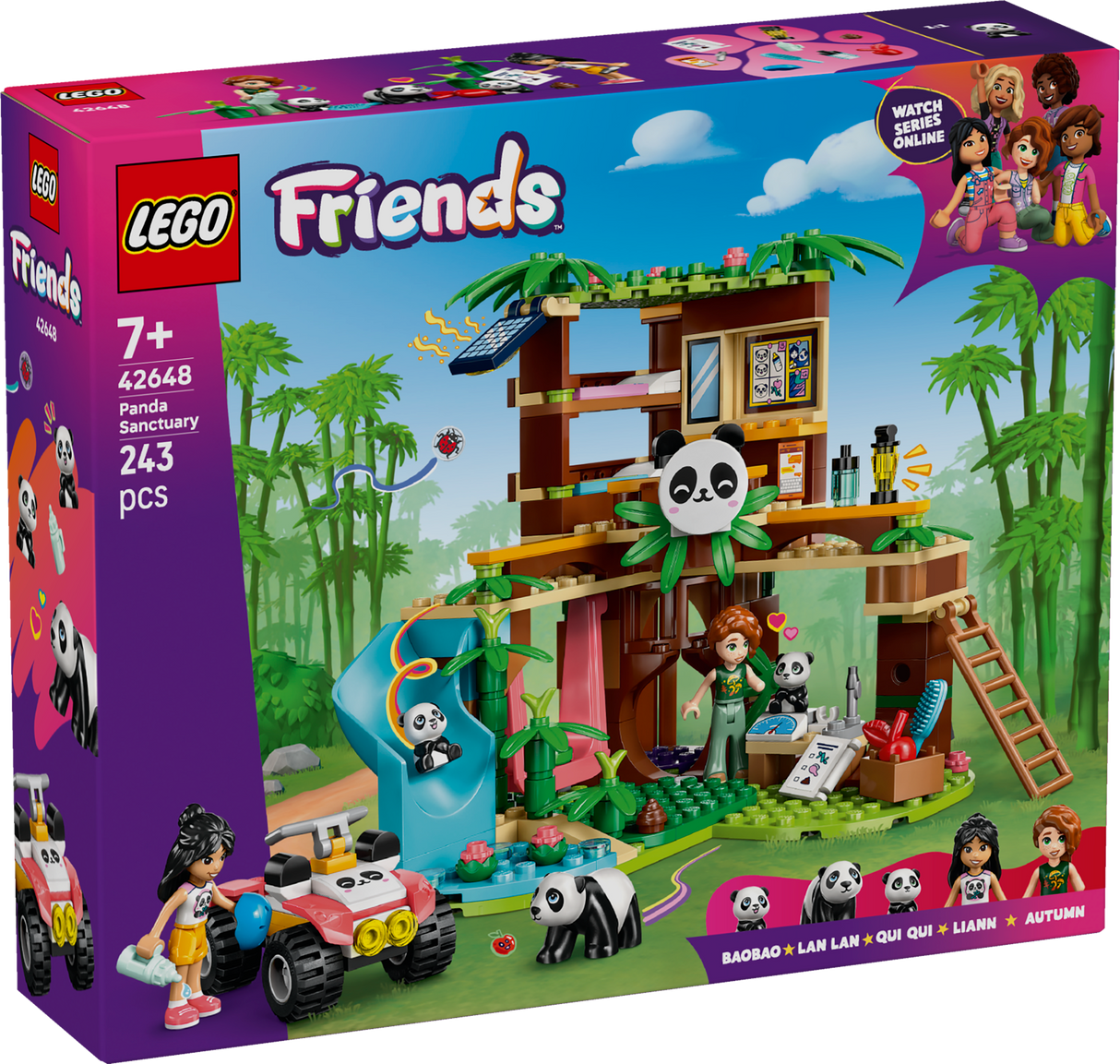 LEGO Friends Panda varjupaik ja loomade eest hoolitsemine 42648L