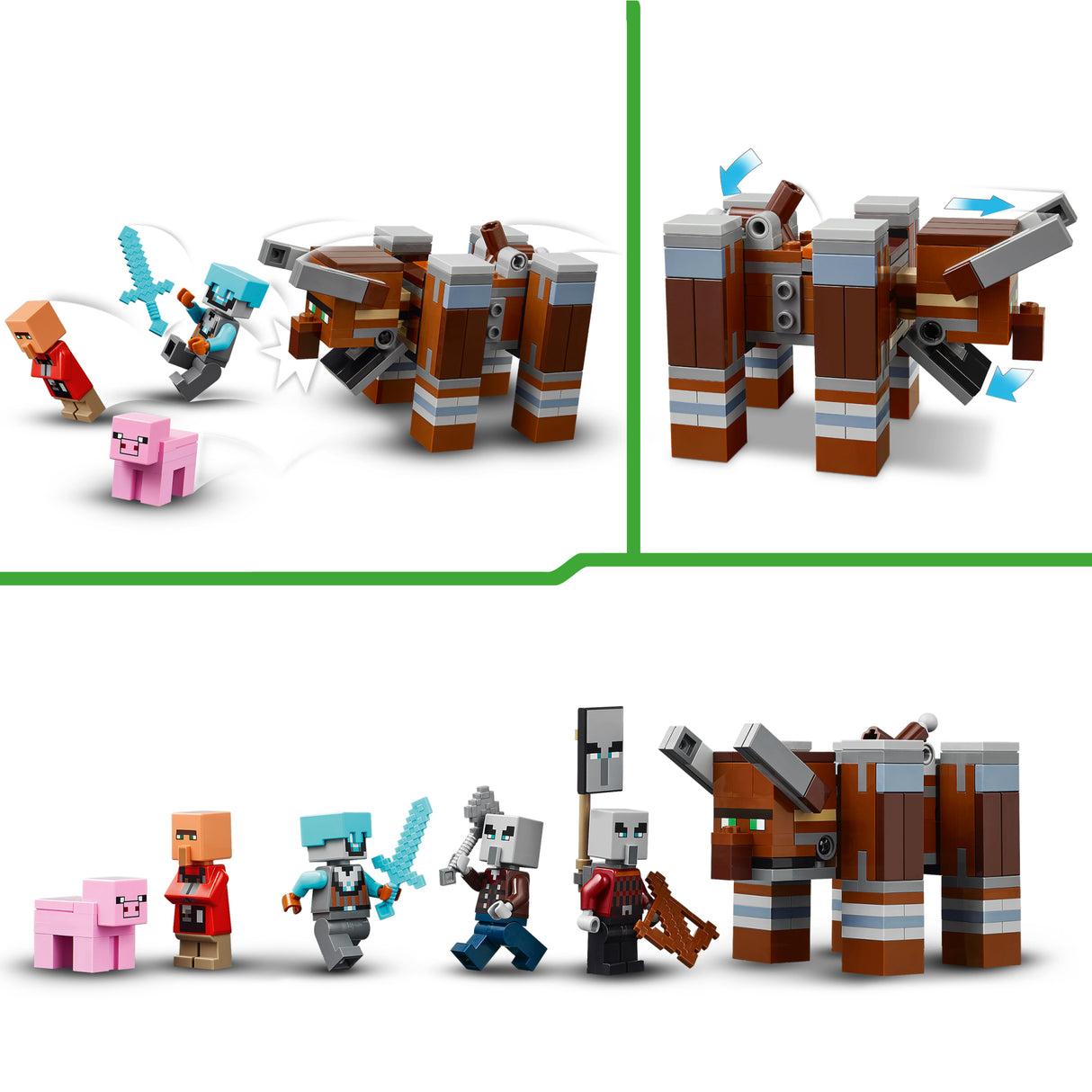 LEGO Minecraft Rüüstajate eelpost ja Laastaja
21278L