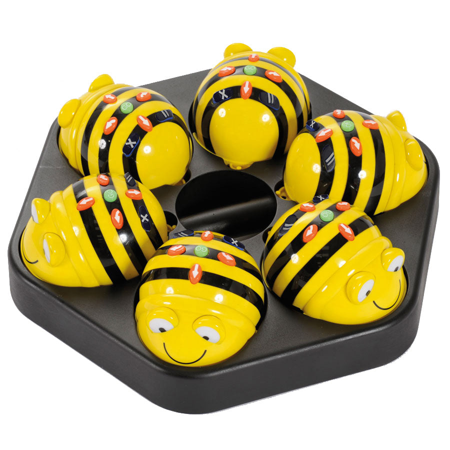 TTS Bee-Bot 2.0 6 roboti ja laadimisaluse komplekt IT10079B