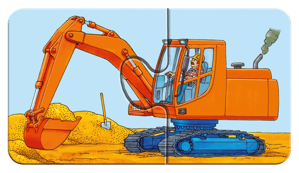 Ravensburger minu esimene pusle 9x2 tk Ametiautod
073320V