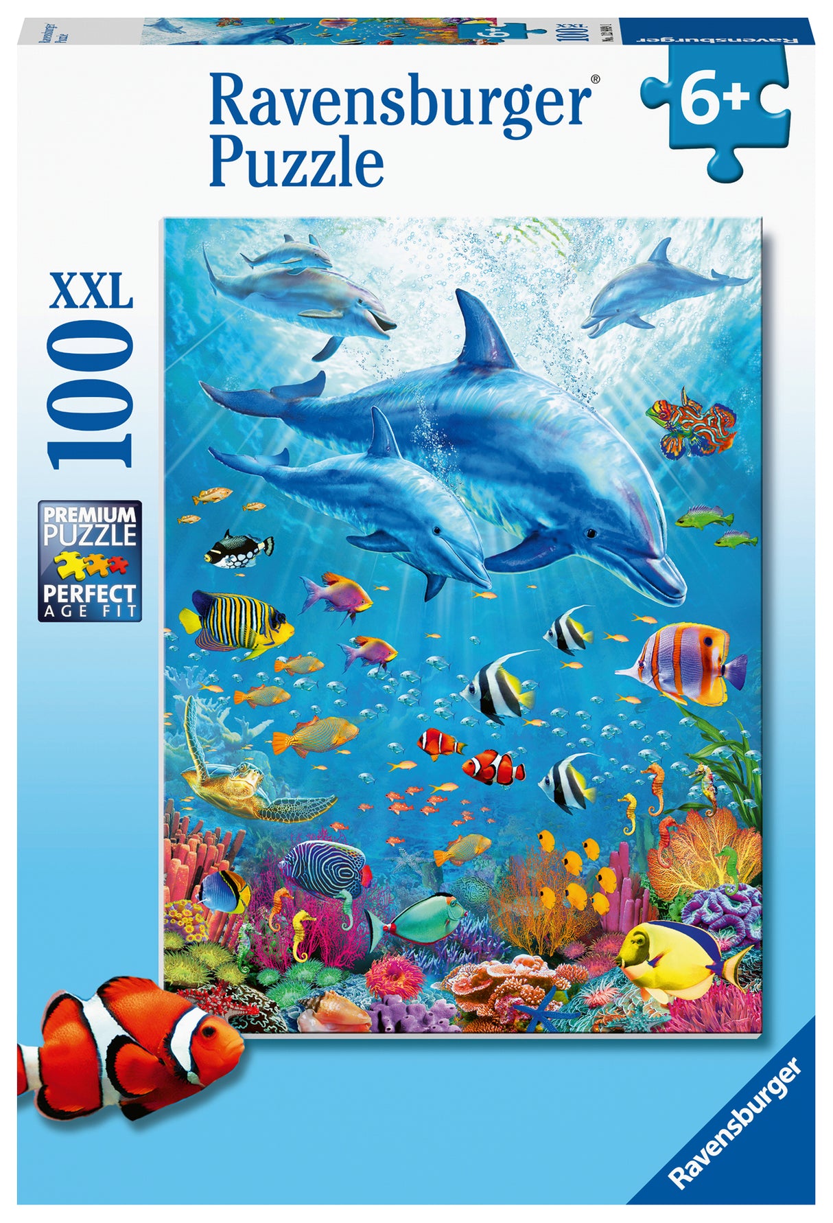 Ravensburger pusle 100 tk Delfiinid 128891V
