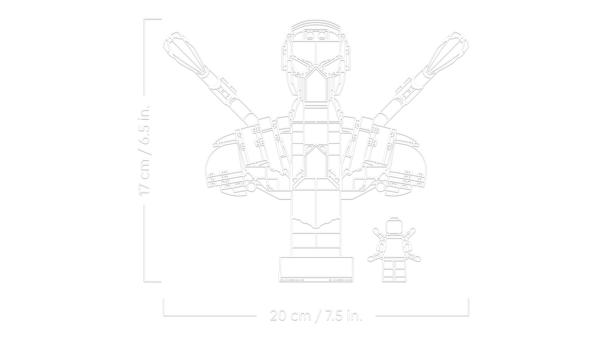 LEGO Super Heroes Iron Spider-Mani büst 76326L