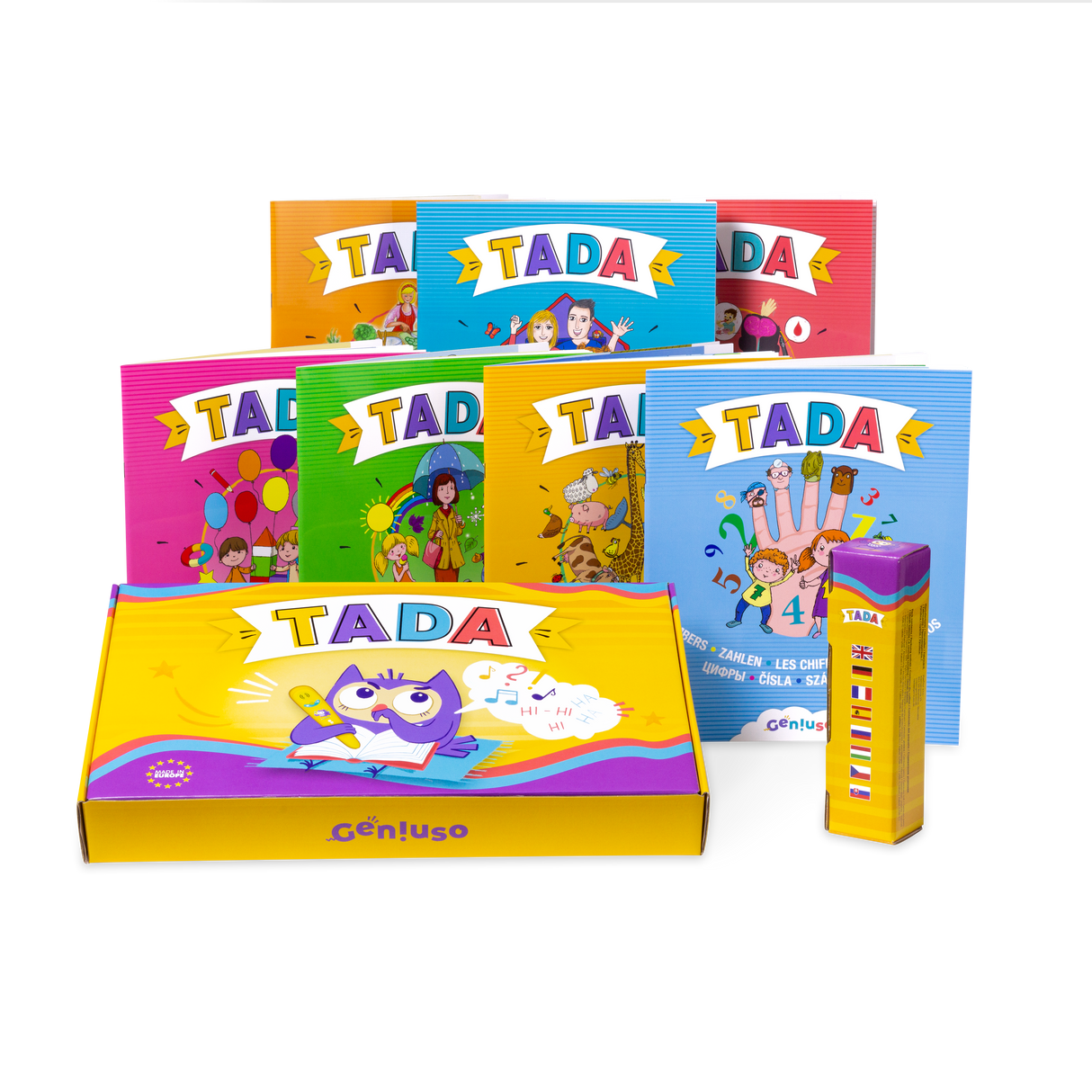 Geniuso TADA rääkivate raamatute põhikomplekt: pliiats ja seitse teemat 045062G