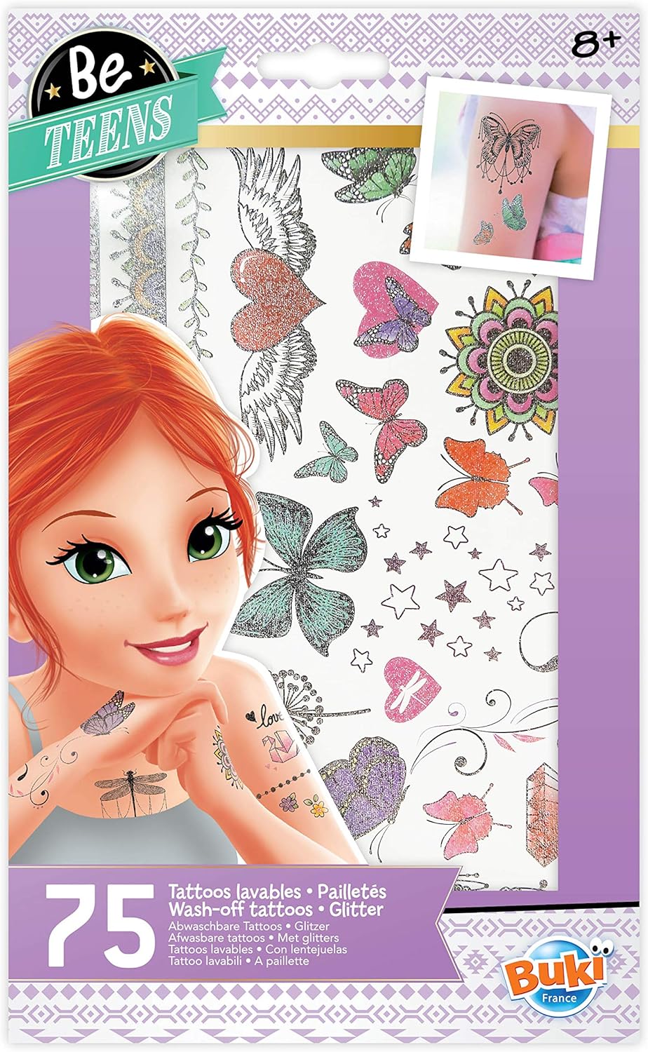 Buki mahapestav tattoo 75 tk - sädelev TA004I