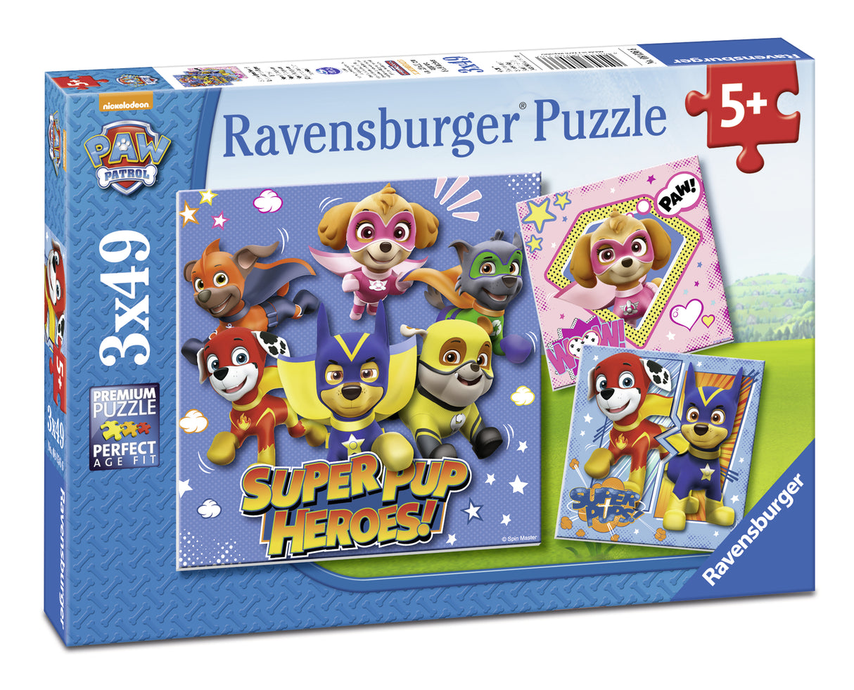 Ravensburger pusle 3x49 tk Käpapatrull Kangelased
080366V