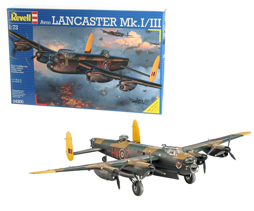 Revell liimitav mudel Avro 683 Lancaster Mk.I/III 1:72 04300R