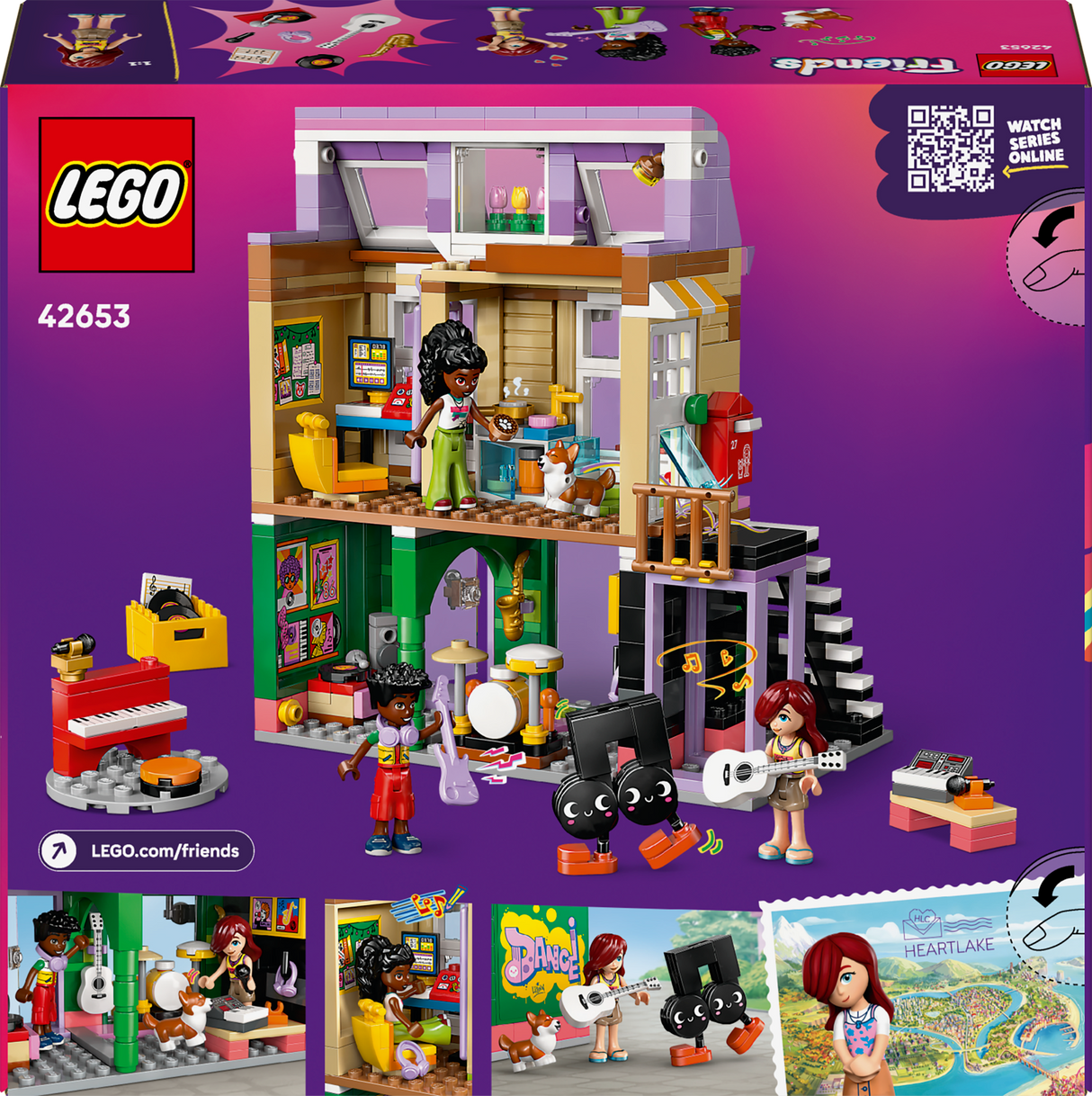 LEGO Friends Muusikapood ja korter 42653L