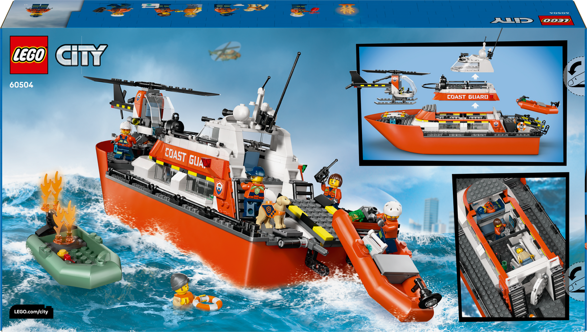 LEGO City Rannavalve päästepaat ja helikopter 60504L