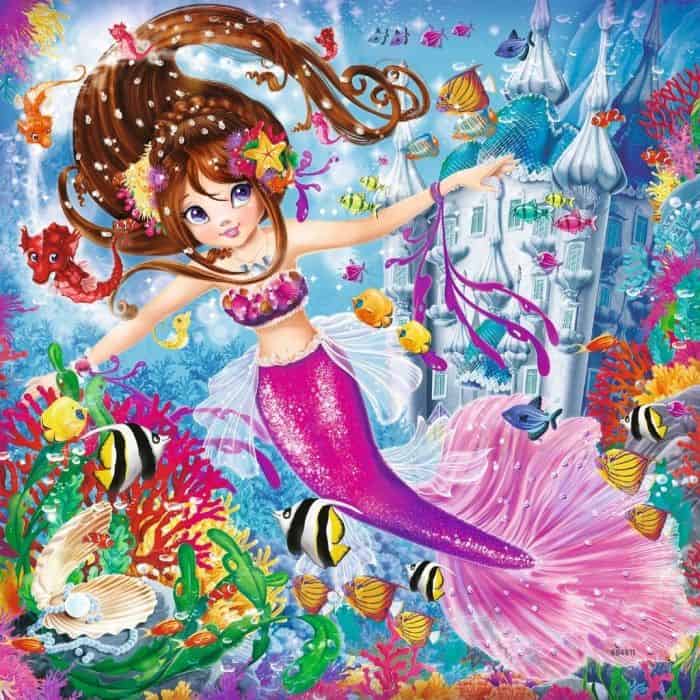 Ravensburger pusle 3x49 tk Kaunid merineitsid 080632V