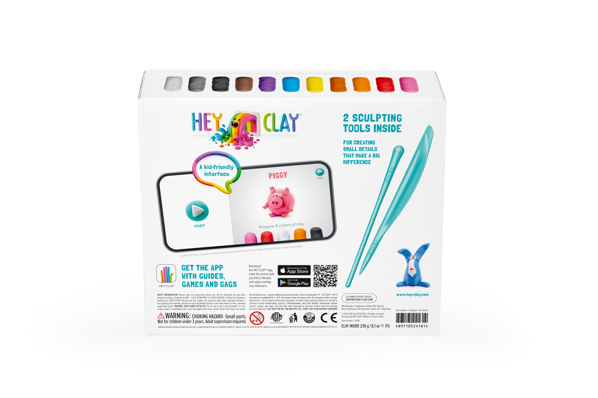 HEY CLAY voolimismass Loomad 15012E