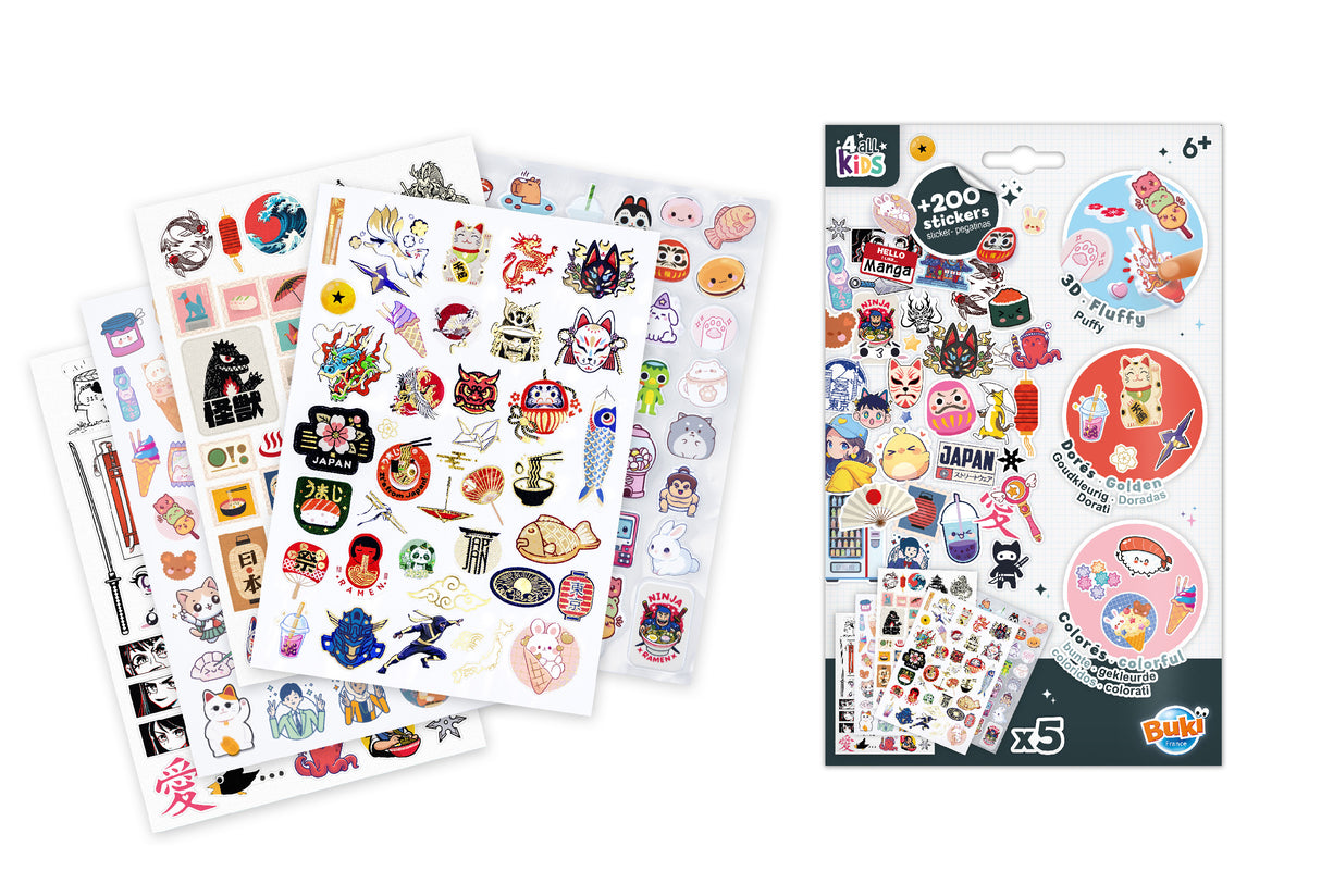 Buki kleebiste komplekt - manga FK021I